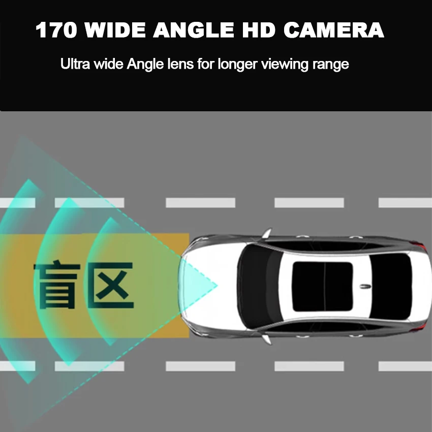 המכונית מול נוף מצלמה HD יום א זווית רחבה 170° עין הדג לראיית לילה מצלמה עבור ב. מ. וו X2 F39 2017~2021 חניה מערכת ניטור - 3
