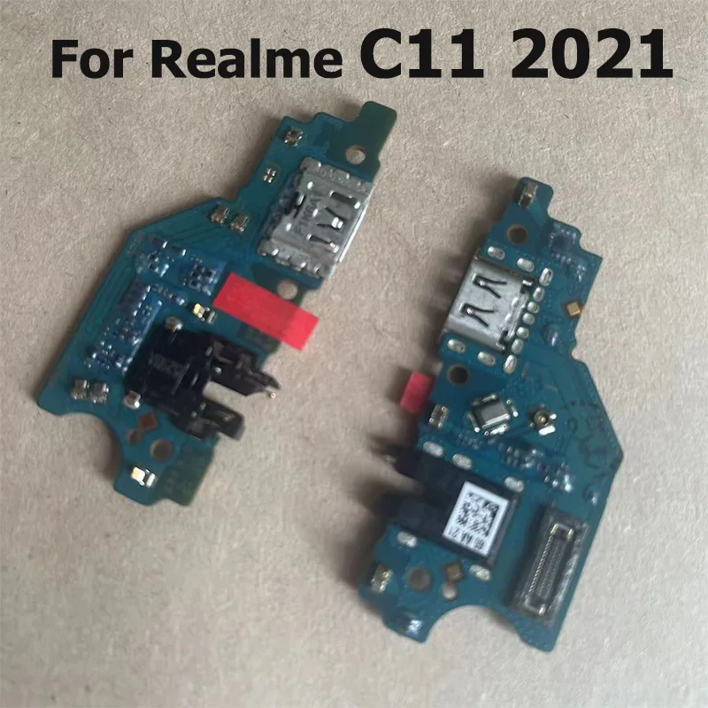המקורי מטען USB יציאת הטעינה מחבר מזח לוח להגמיש כבלים עבור Realme C11 2021 - 0