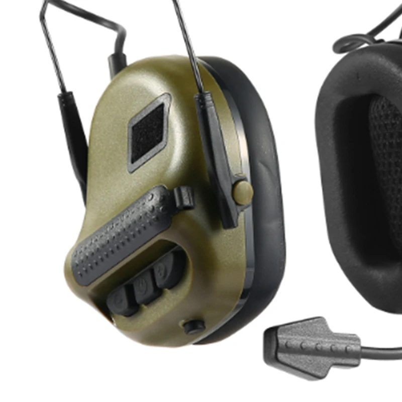 הפחתת רעש אוזניות הראש לובש גרסה אוזניות צליל איסוף ציד תקשורת - 2