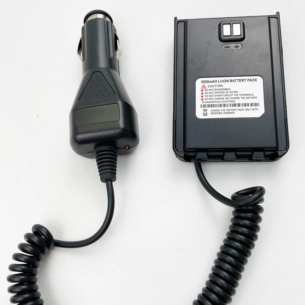 ווקי טוקי Battery Eliminator מטען לרכב למצת המכונית כוח מתאם עבור Radtel RT-490 רדיו חובבים - 0