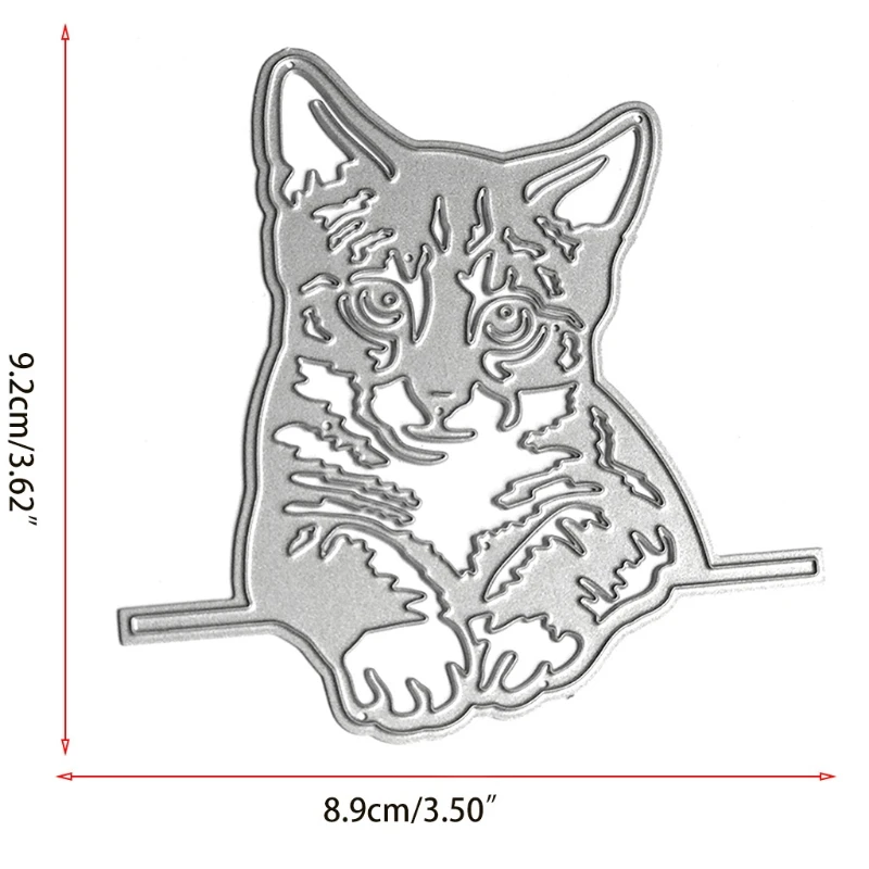 חיתוך ימות סטנסיל תבנית מתכת תבניות עצל שוכב חתול צורה סגנון DIY מלאכה הבלטה כלים אלבום עיצוב אלבומים עיצוב אמנות - 5