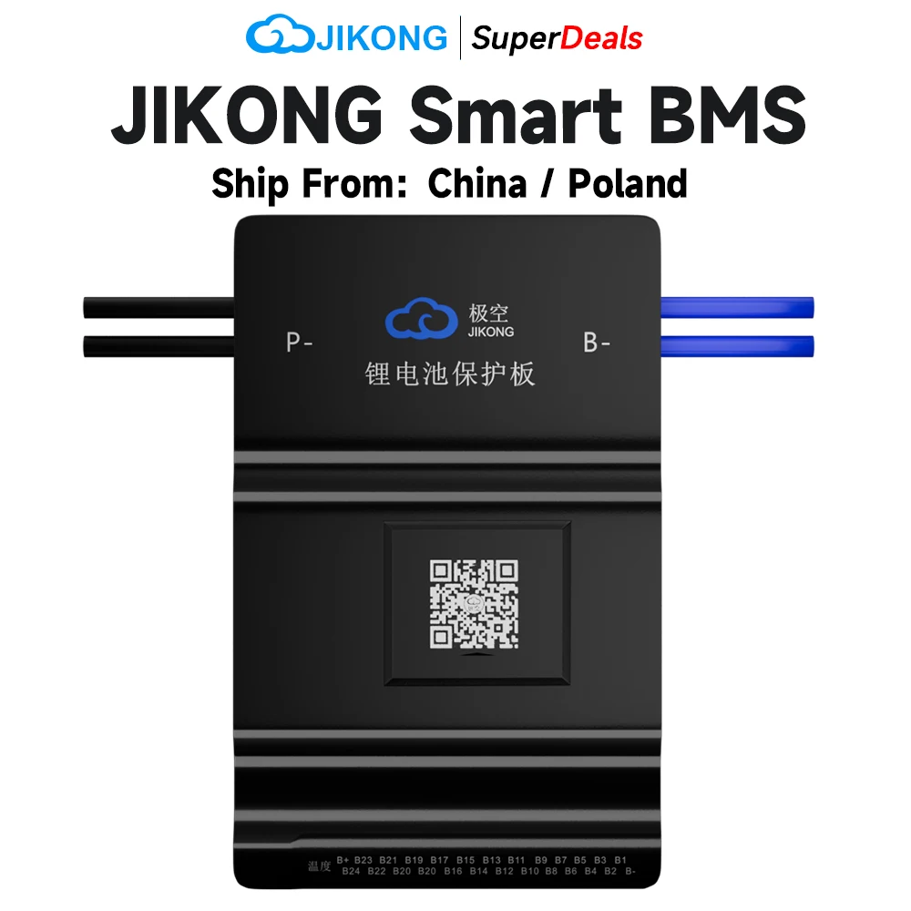 חכם JKBMS 0.6 א-2A פעיל איזון זרם 100A~200A תשלום פרוטק ליתיום 7~24S סוללת LiFePo4 BMS JIKONG מערכת ניהול - 0