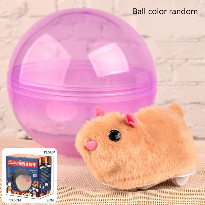 חשמלי כדורי ארנב אוגר כדורי צעצוע לחתולים חשמלי ביצים חיות מחמד צעצוע מסתובב - 2