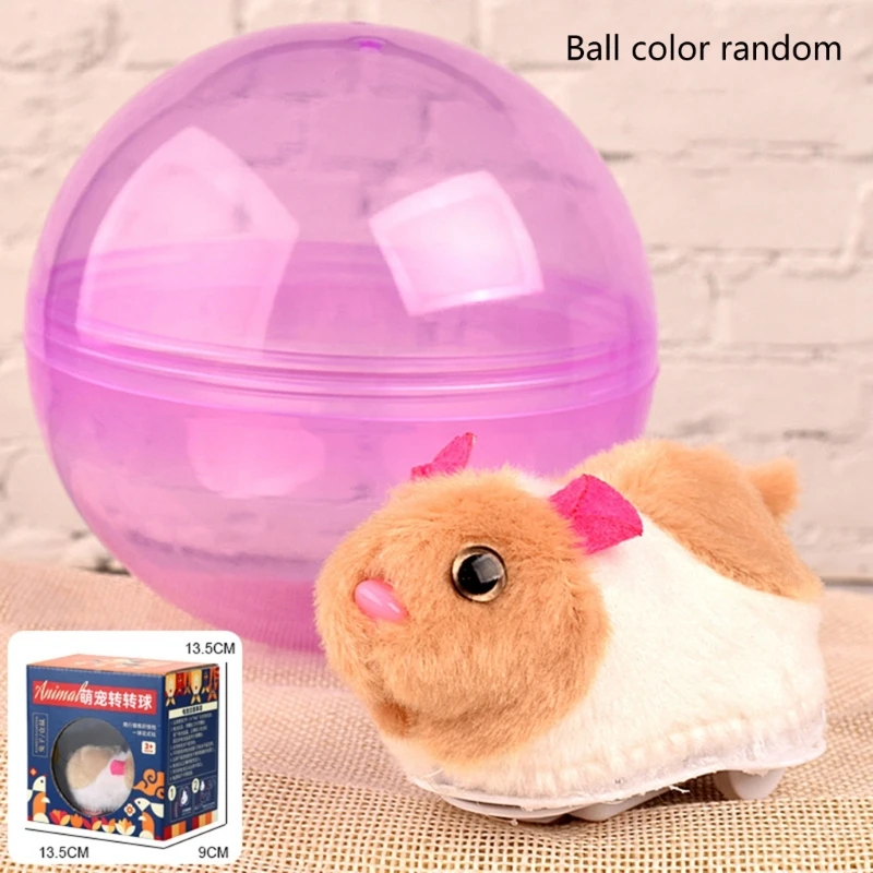 חשמלי כדורי ארנב אוגר כדורי צעצוע לחתולים חשמלי ביצים חיות מחמד צעצוע מסתובב - 3
