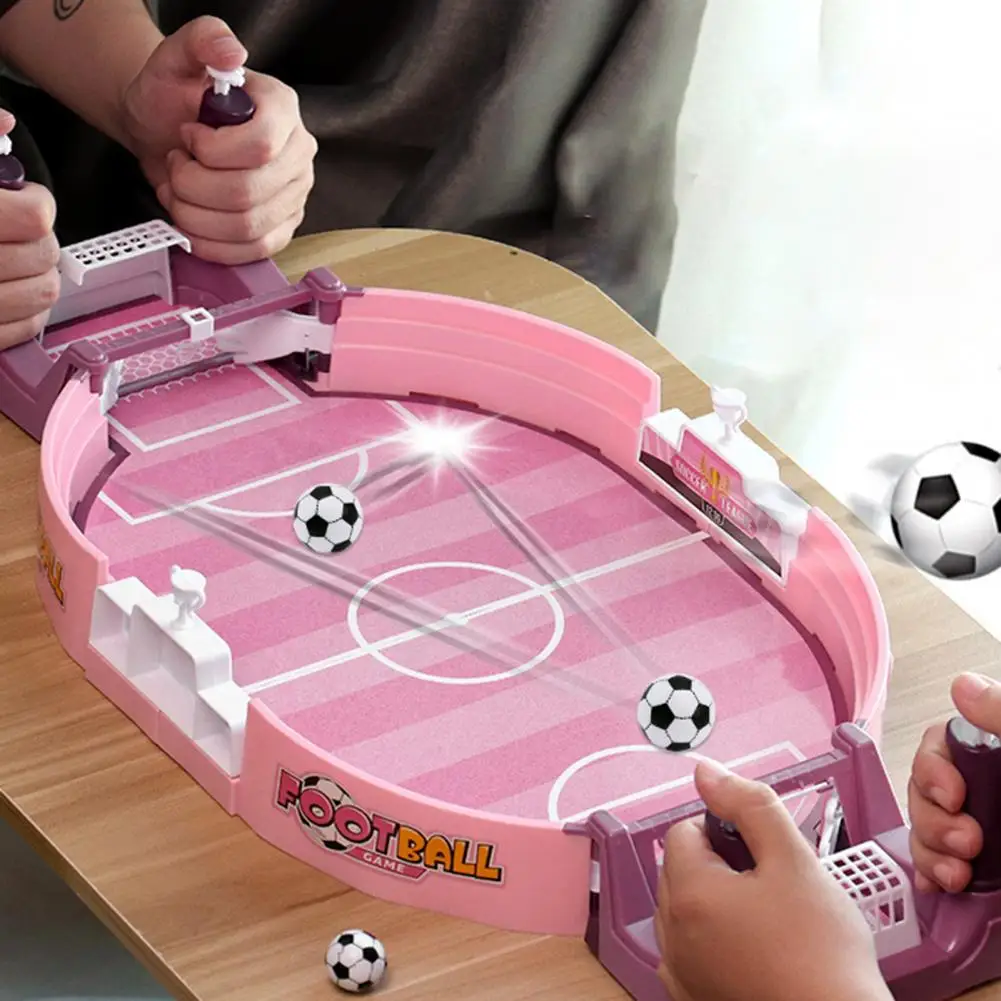 כדורגל שולחן כדורגל משחק לוח משפחה מסיבת שולחן כדורגל צעצועי ילדים בנים חיצונית המוח המשחק מיני כדורגל שולחן - 1