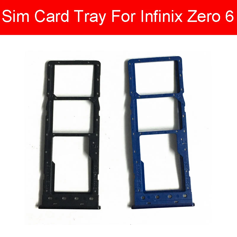 כרטיס ה SIM-מגש בעל Infinix חכם 2 Pro X5514 X5515F/אפס 4 X555/זירו 6 חריץ לכרטיס מיקרו SD מתאם חלקי חילוף - 4