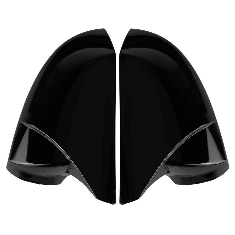 מ ' בסגנון מכונית שחור מבריק, מראה אחורית כיסוי לקצץ מסגרת המראה בצד כובעים עבור יונדאי Elantra 2021 - 4