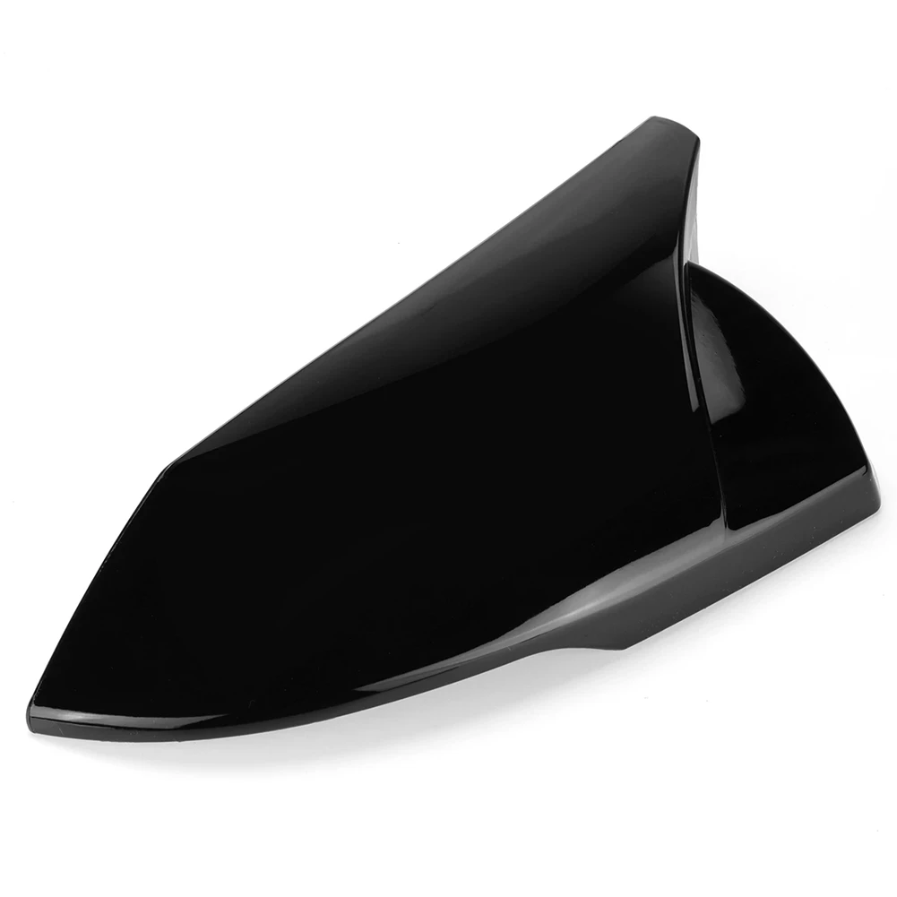 מ ' בסגנון מכונית שחור מבריק, מראה אחורית כיסוי לקצץ מסגרת המראה בצד כובעים עבור יונדאי Elantra 2021 - 5