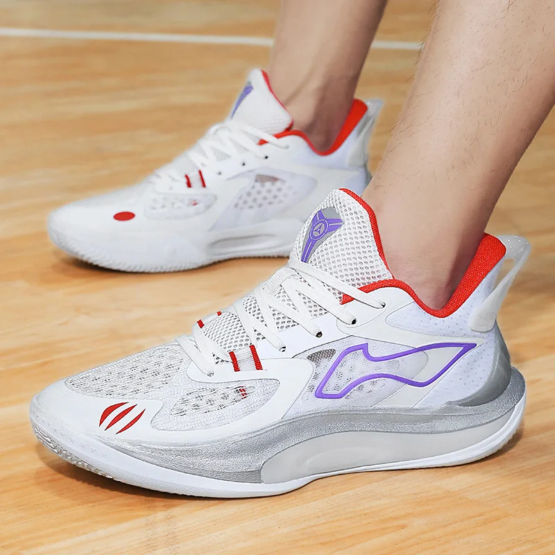 מגניב חדש 2023 גברים, נשים, נעלי כדורסל נגד חלקלק נעלי ספורט יוניסקס איכותי כושר, מאמנים זוגות מעצב נעליים חיצוני - 4