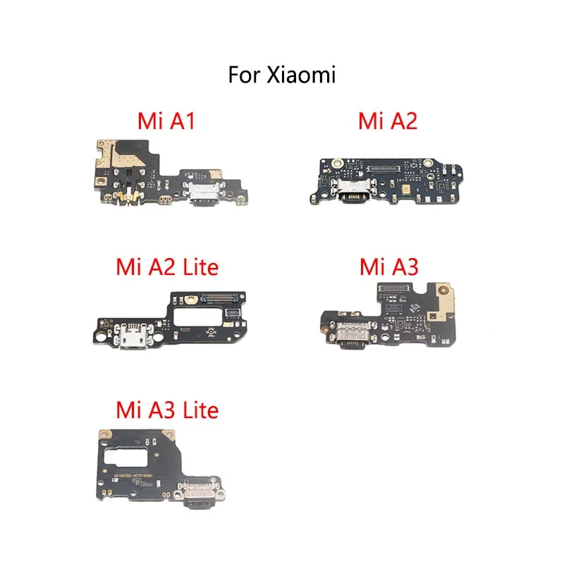מטען USB מזח נמל ג ' ק שקע תקע מחבר להגמיש כבלים עבור Xiaomi Mi A1 A2 לייט A3 טעינה לוח מודול - 0