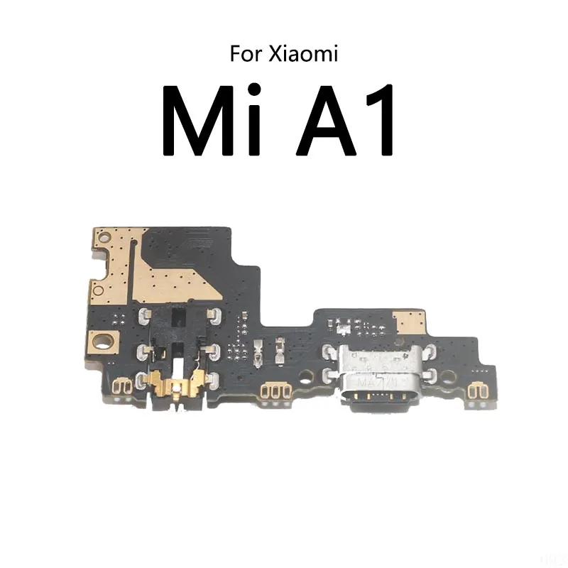 מטען USB מזח נמל ג ' ק שקע תקע מחבר להגמיש כבלים עבור Xiaomi Mi A1 A2 לייט A3 טעינה לוח מודול - 1