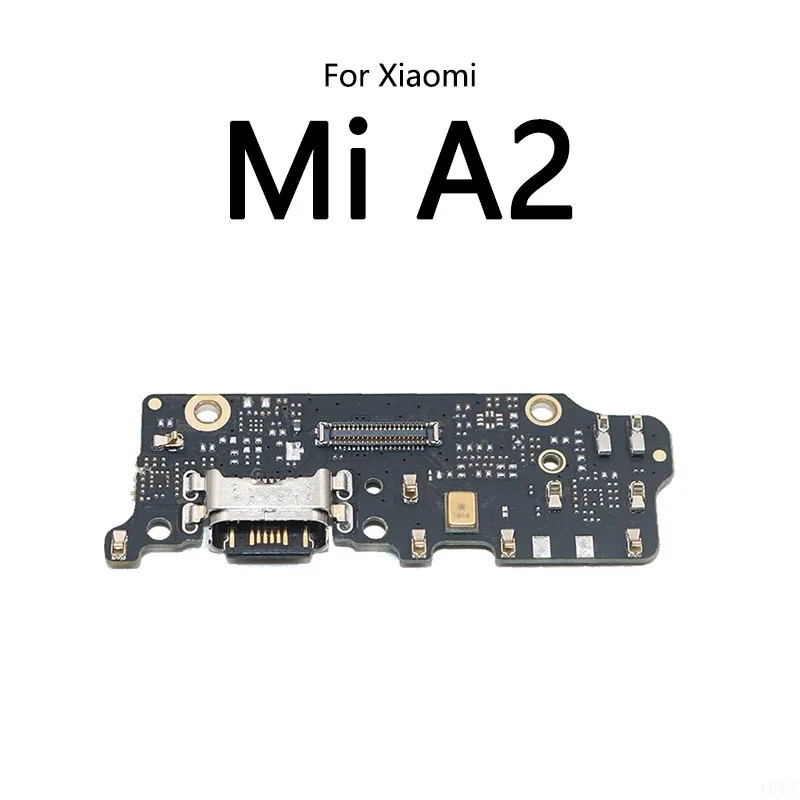מטען USB מזח נמל ג ' ק שקע תקע מחבר להגמיש כבלים עבור Xiaomi Mi A1 A2 לייט A3 טעינה לוח מודול - 2