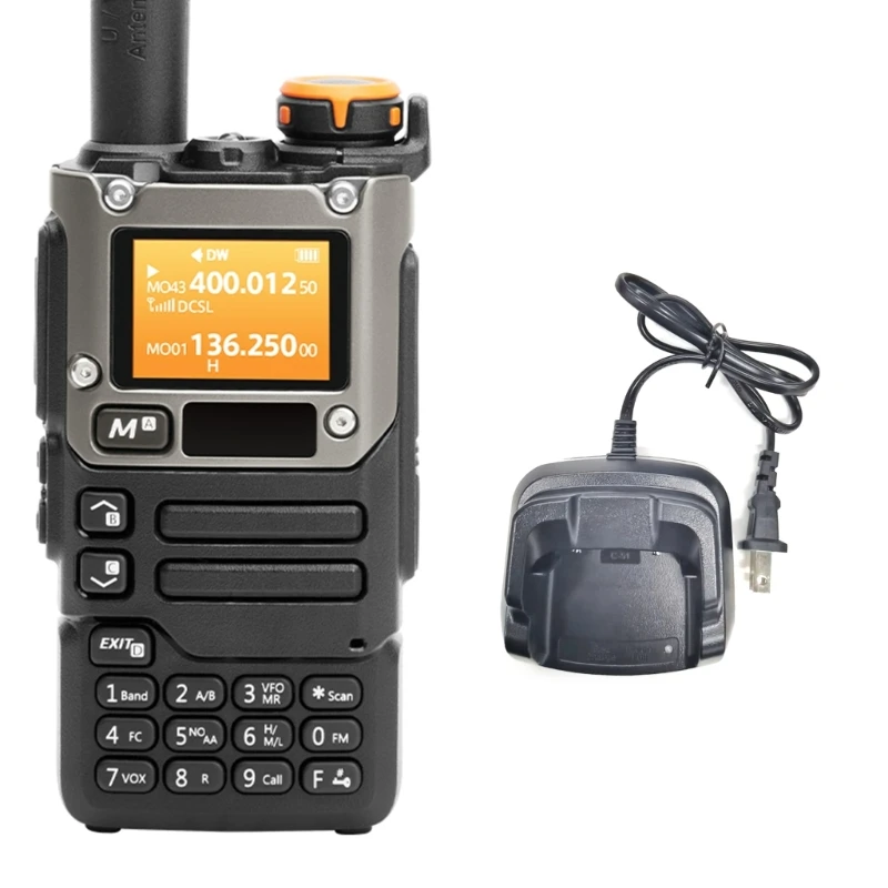 מכשיר קשר 5W גבוהה טווחים ארוכים VHF UHF Band FM200 ערוצי ירכי רדיו N58E - 1