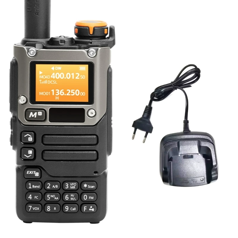 מכשיר קשר 5W גבוהה טווחים ארוכים VHF UHF Band FM200 ערוצי ירכי רדיו N58E - 2