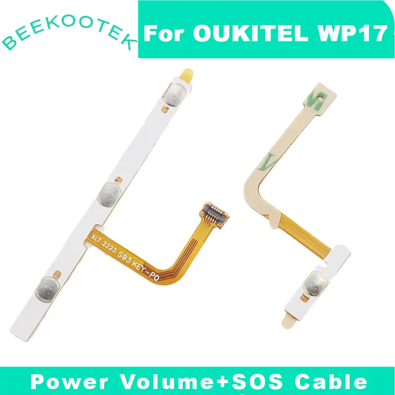 מקורי חדש Oukitel WP17 כוח נפח כבלים ו-SOS כפתור כבל flex FPC על OUKITEL WP17 טלפון חכם - 0