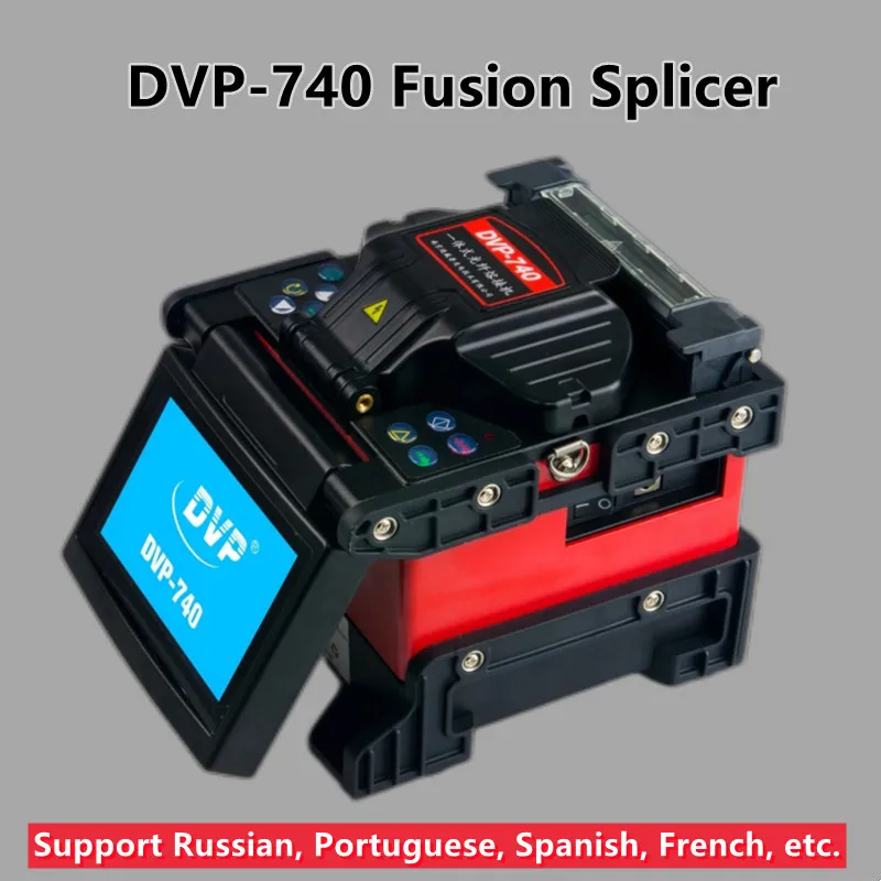 משלוח חינם DVP-740 Multi-language סיבים אופטיים היתוך כבלר DVP-740 החדרת מכונת Oringinal איכות - 0