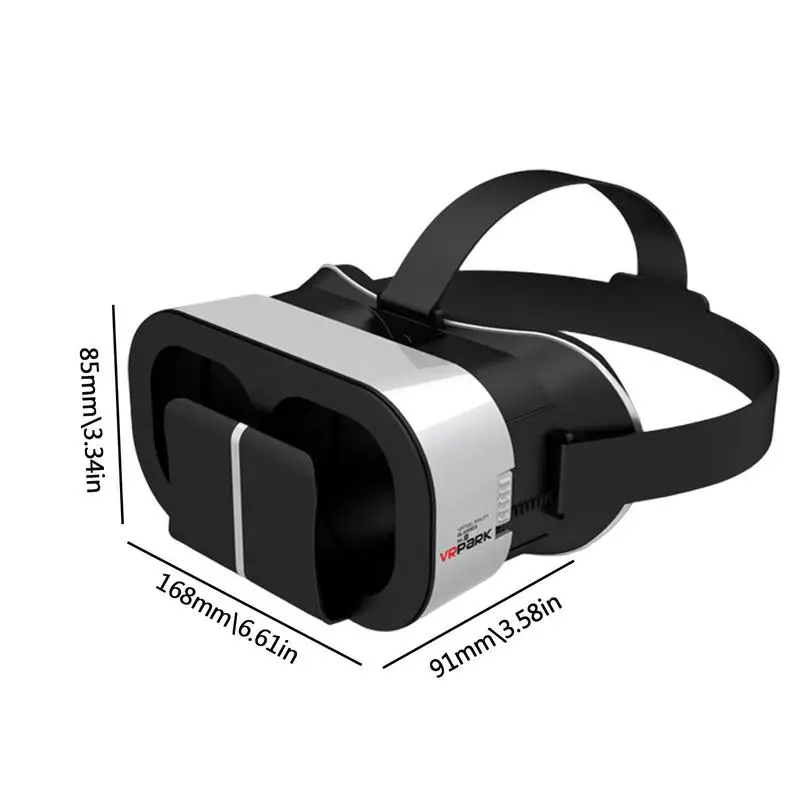 משקפי VR מדרגי 3D VR משקפיים אוזניות על מציאות וירטואלית טלפון סלולארי hd VR משקפיים 3D סרטים חינוך - 5