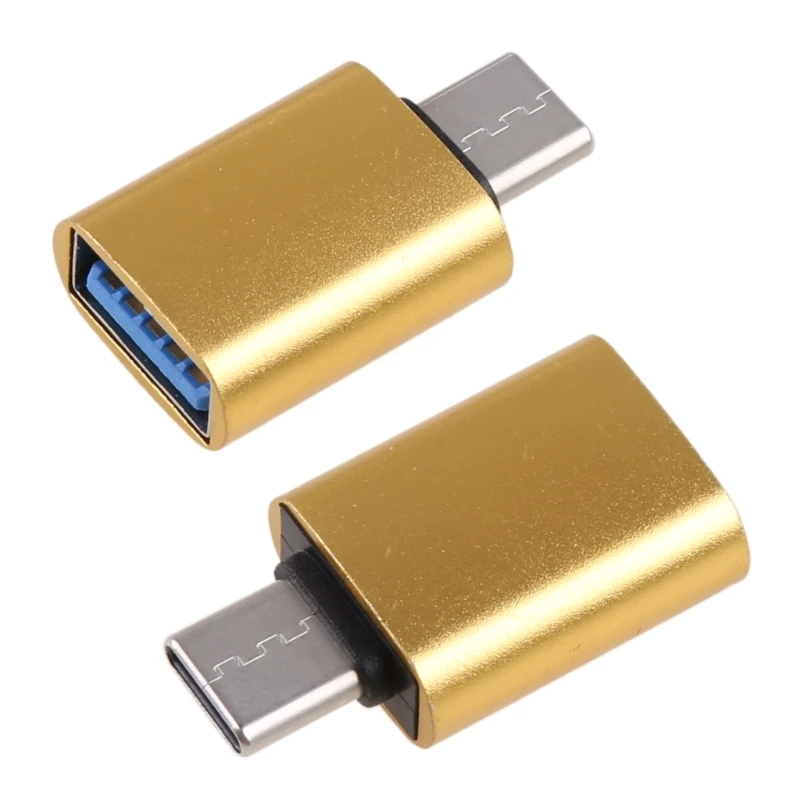 סוג C זכר USB נקבה מתאם מחבר מהירות גבוהה OTG כבל ממיר - 2