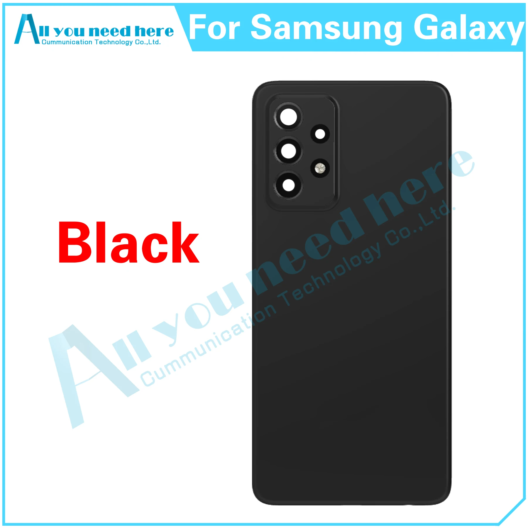 עבור Samsung Galaxy A52 4G 5G SM-A525 SM-A526 סוללת הטלפון בחזרה כיסוי אחורי מקרה כיסוי אחורי המכסה החלפת חלקים - 2