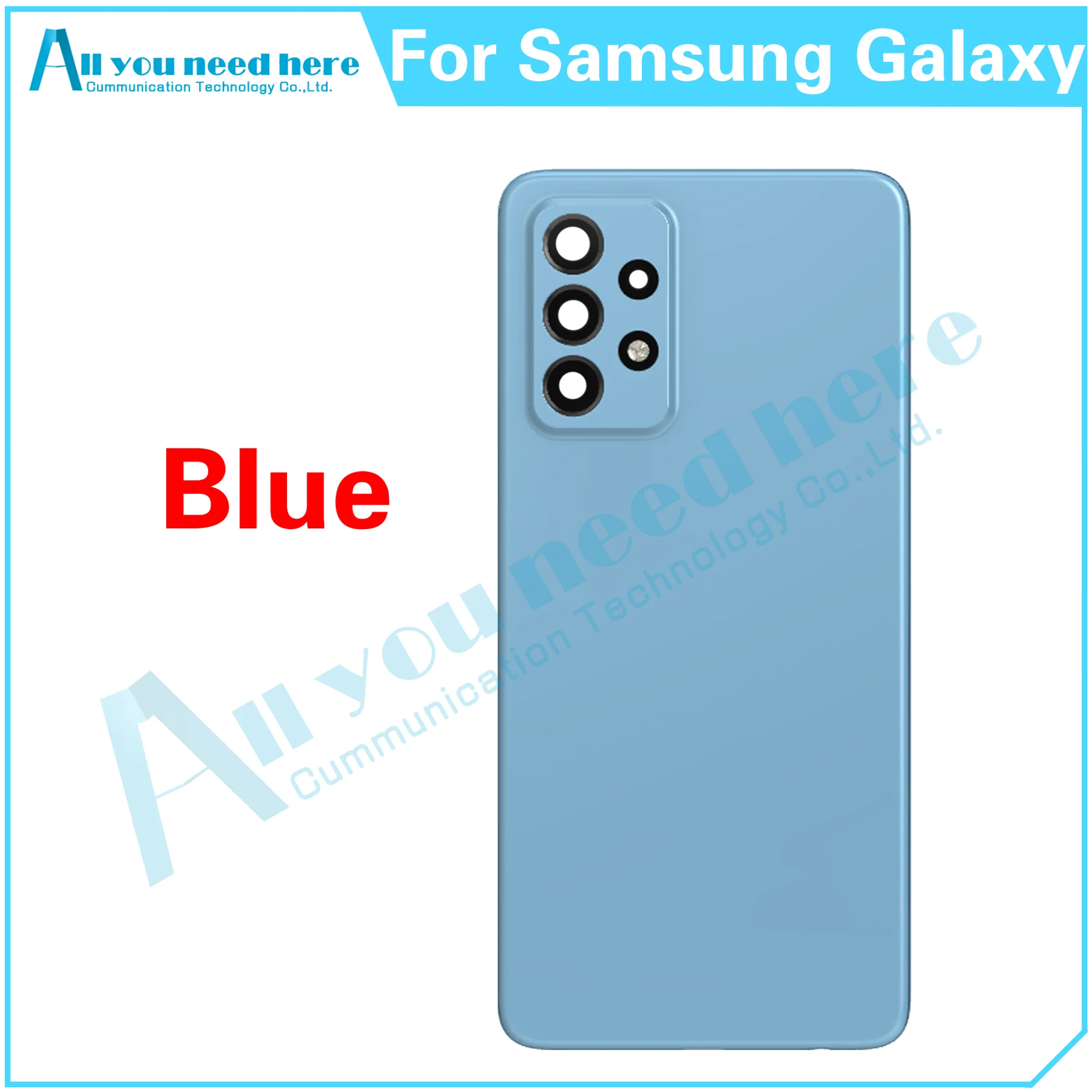 עבור Samsung Galaxy A52 4G 5G SM-A525 SM-A526 סוללת הטלפון בחזרה כיסוי אחורי מקרה כיסוי אחורי המכסה החלפת חלקים - 5