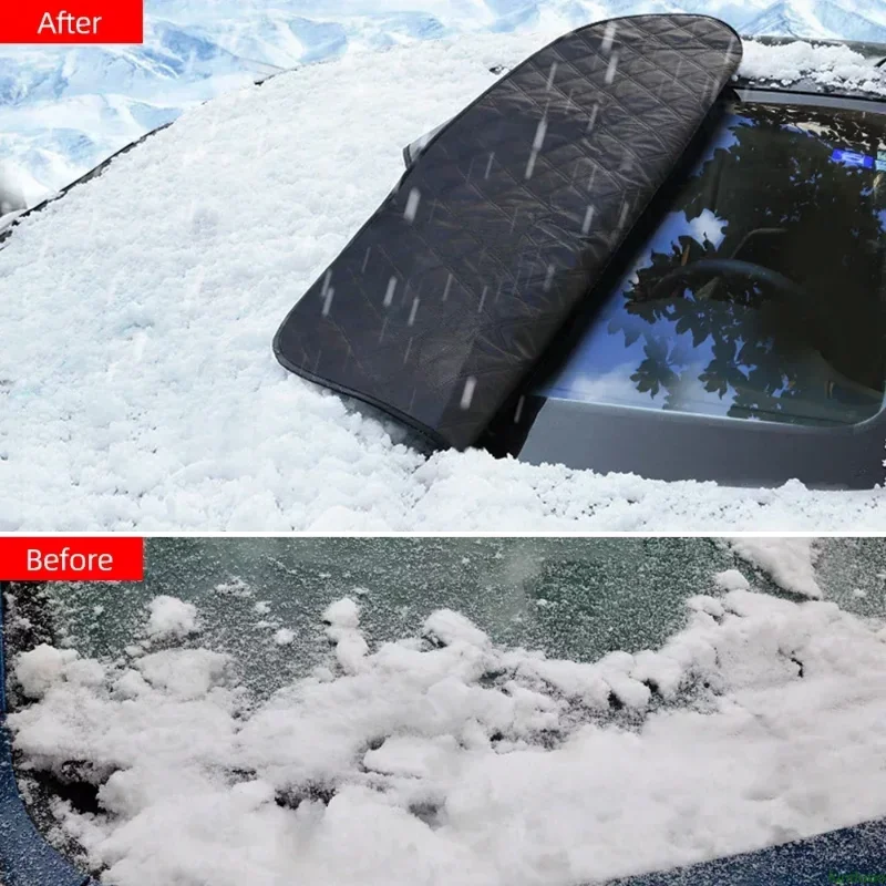 עבור רנו Captur Kaptur Samsung QM3 2013-2020 מגנטי אקסטרה שמשת הרכב החורף שלג מכסה הקיץ שמשיות - 2