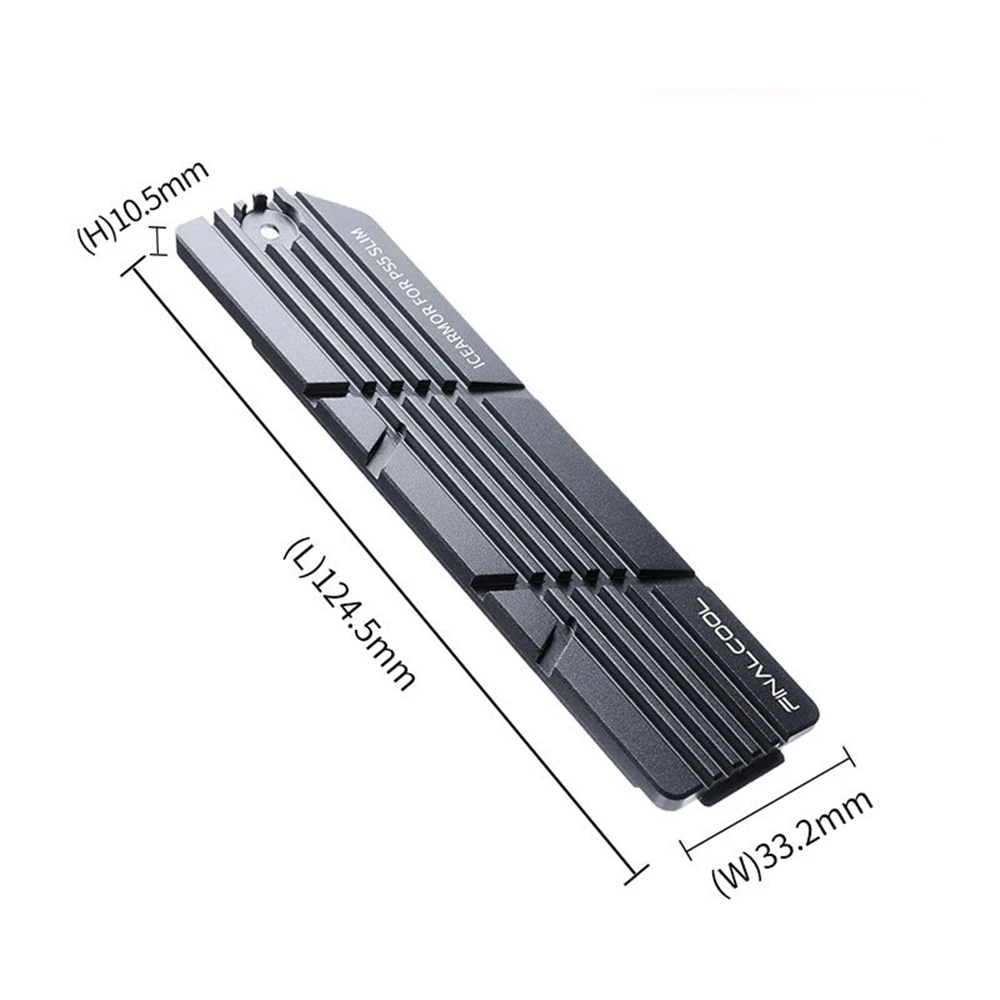 על PS5 סלים M. 2 NVMe SSD קריר גוף קירור אטם קירור ערכת הרכבה 2280 חריץ הרחבה רדיאטור - 5