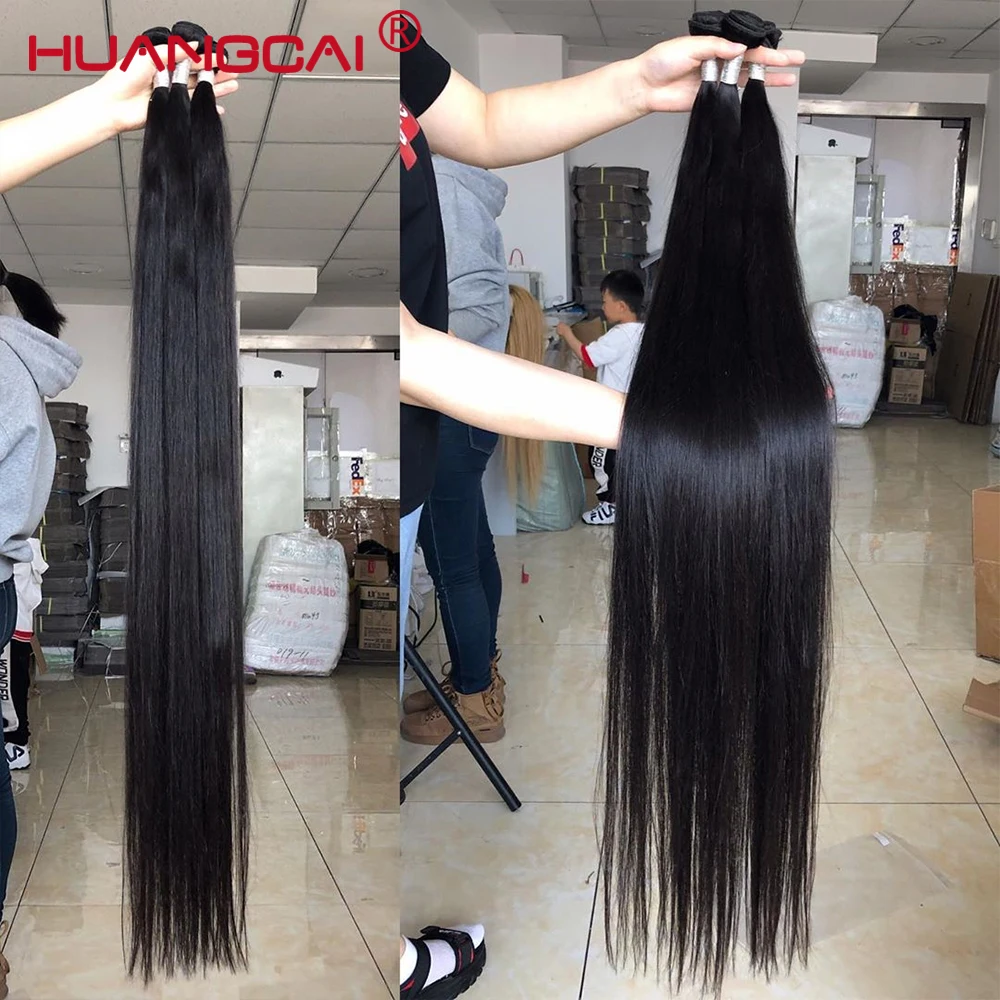 פרמיה 40 אינץ שיער אנושי חבילות - #1B עצם ישר חבילות | רמי ברזילאי שיער | 30 אינץ חבילות | עצם שיער - 1