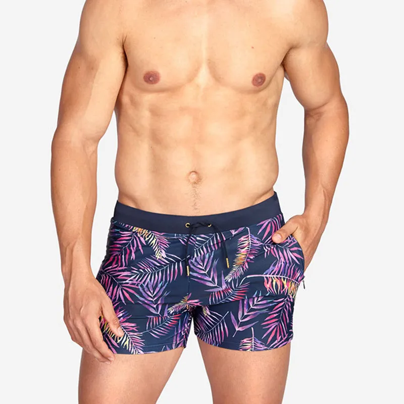 קיץ גברים בגדי ים קצרים סקסיים לשחות תחתונים ברמודה לגלוש לוח Beachwear בגד ים הומו בגדי ים, בגדי ים. - 0