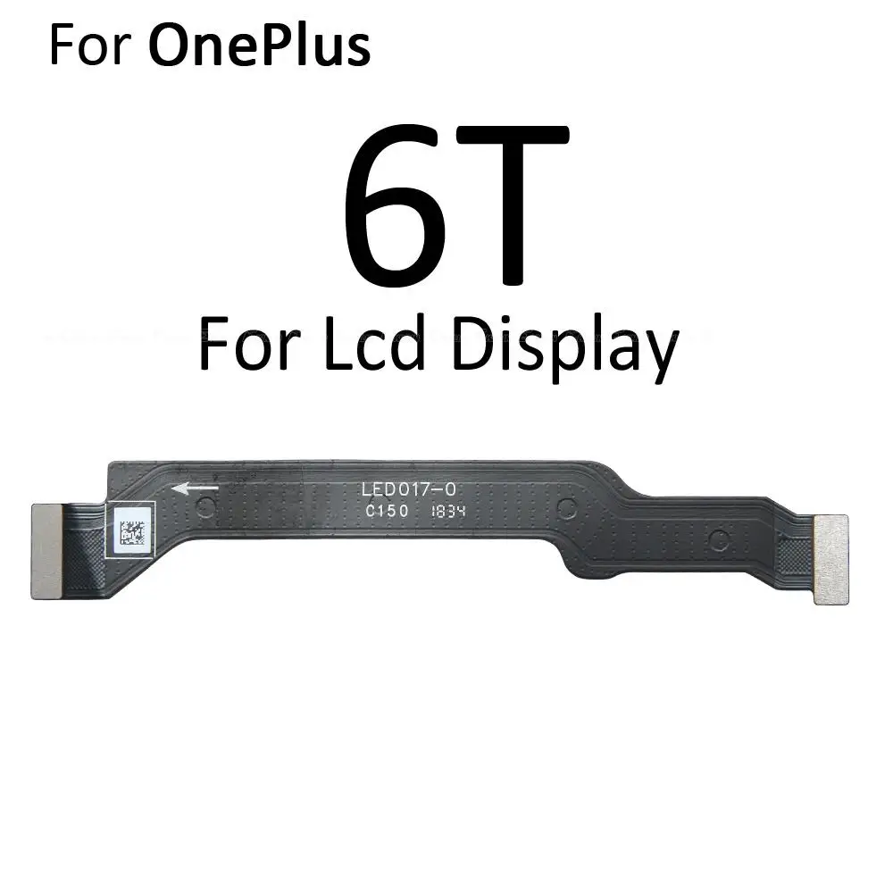ראשי לוח Mainboard לוח האם LCD מחבר להגמיש כבלים עבור OnePlus 3 3T 5 5T 6 6T תיקון חלקים - 3