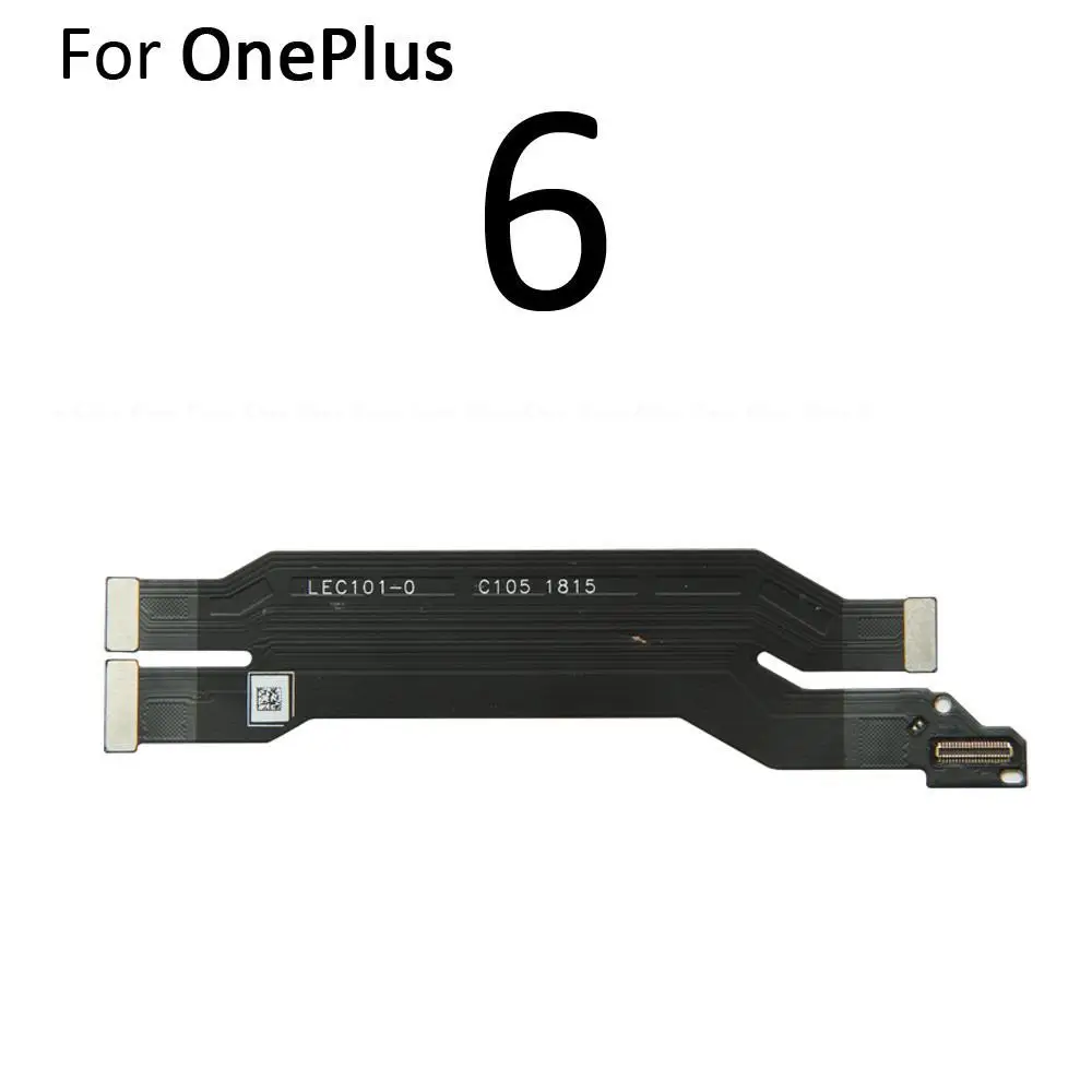 ראשי לוח Mainboard לוח האם LCD מחבר להגמיש כבלים עבור OnePlus 3 3T 5 5T 6 6T תיקון חלקים - 4