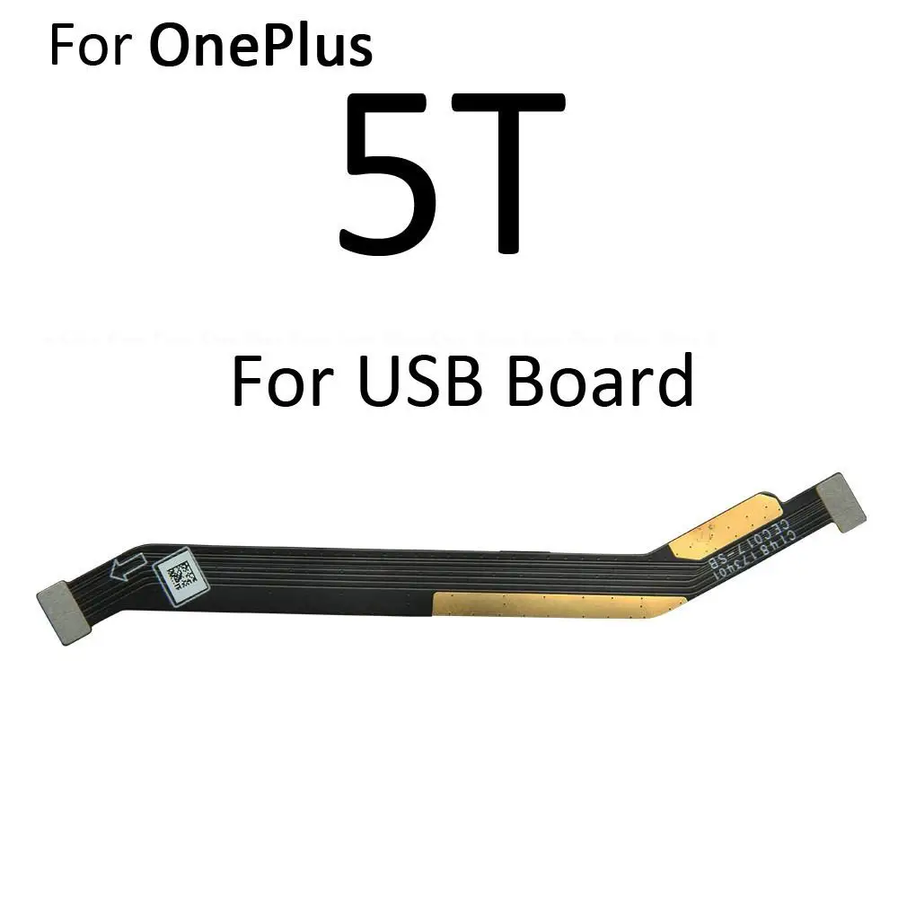 ראשי לוח Mainboard לוח האם LCD מחבר להגמיש כבלים עבור OnePlus 3 3T 5 5T 6 6T תיקון חלקים - 5