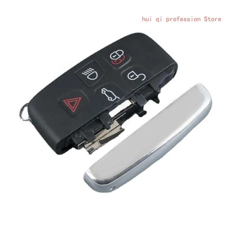 שדרוג Fob מפתח כיסוי חלופי המרוחק מפתח המכונית כיסוי למקרה מפתח הגנות מקרה 5-כפתור המפתח מגן מחזיק מפתחות H8WE - 0