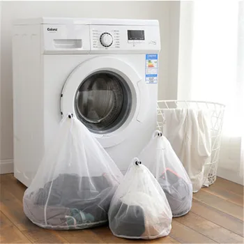 3 גודל שק הכביסה בגדים אכפת לי מתקפל הגנת רשת מסנן תחתונים חזיות גרביים תחתונים מכונת כביסה בגדים.
